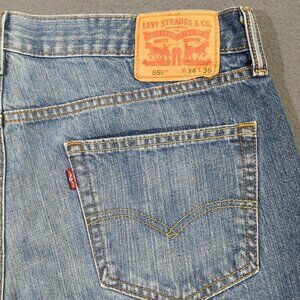 Levi's Jeans Men's 34x36 Fits 35x34 Blue 559 Relaxed Straight Fit Denim